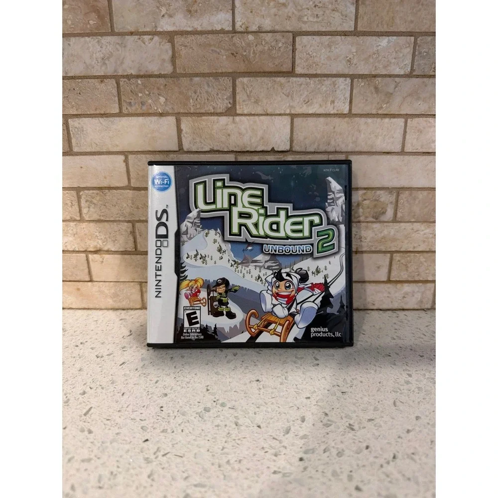 Line Rider 2 Unbound Nintendo DS Game‎ with Case EUC